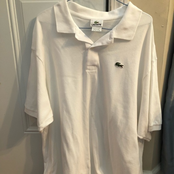 Lacoste Other - Men’s Lacoste white Polo size 9 (XXL)